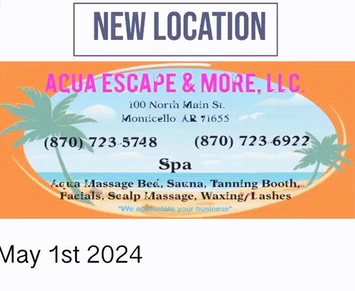 Aqua Escape & More Opens At 110 N Main Wednesday May 1st 2024